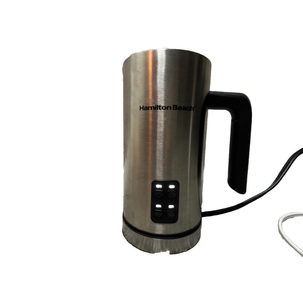 Hamilton Beach Milk Frother and Warmer Stainless Steel 43565C NIB Electric